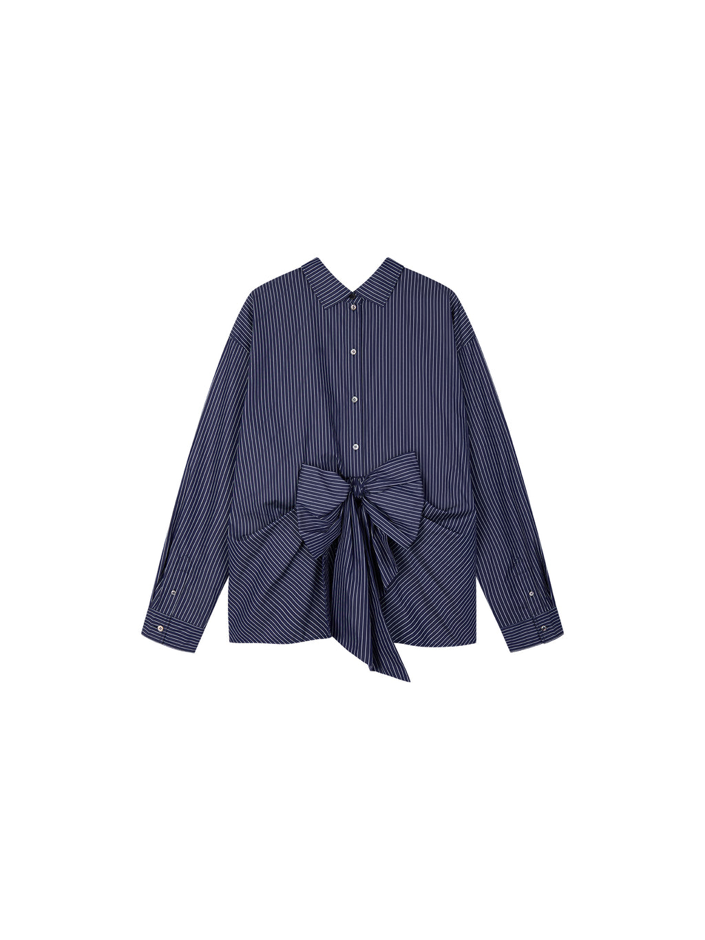 Reversible Bow Two-Way Shirt