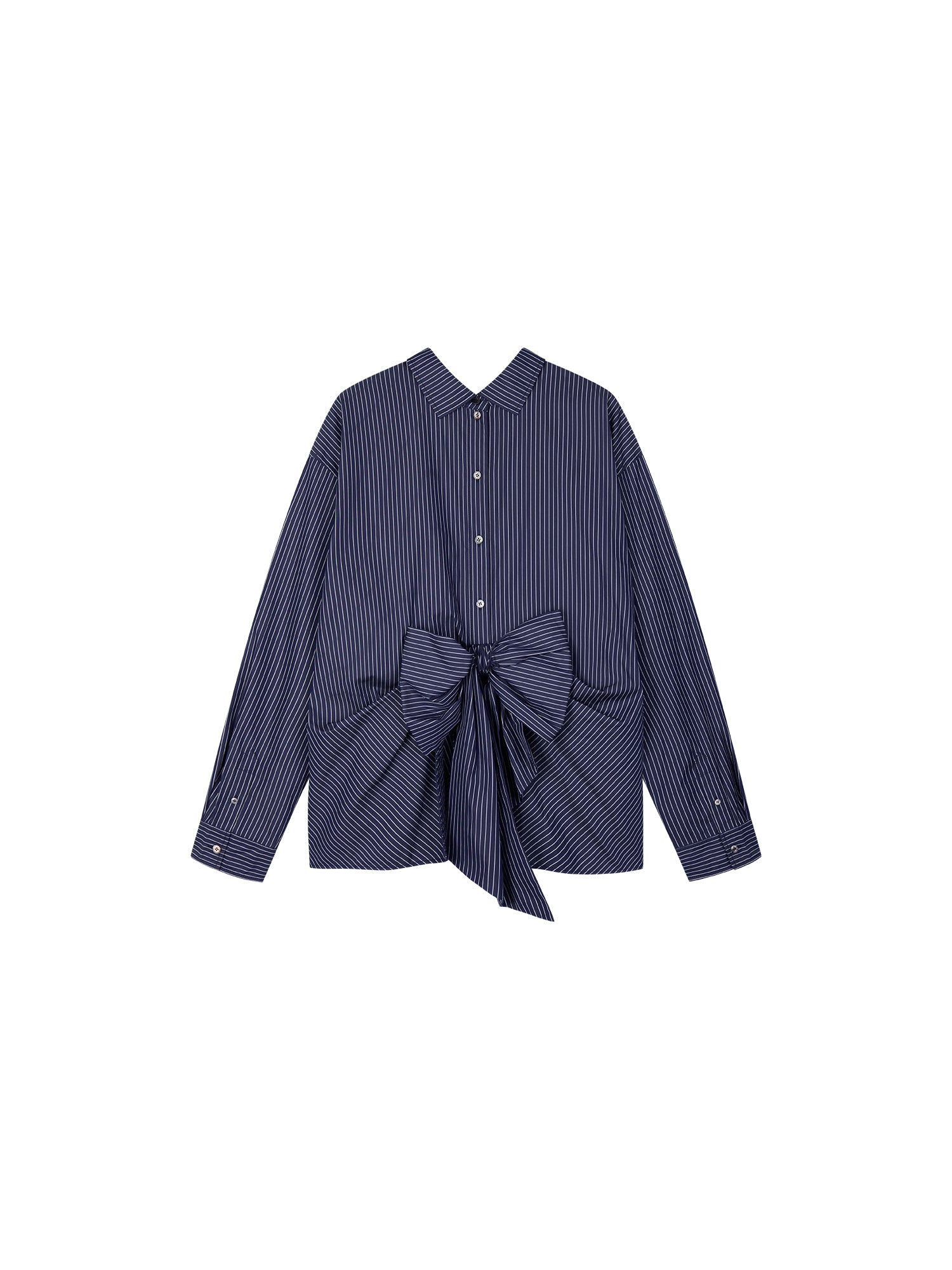 Reversible Bow Two-Way Shirt