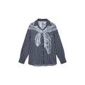 Striped Sailor Collar Shirt