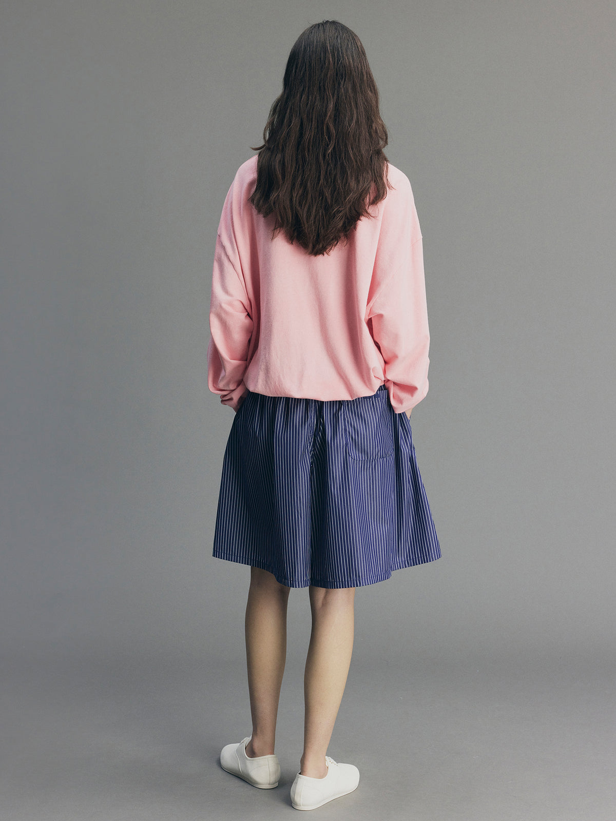 Flocked Bear Half-Zip Sweatshirt