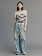 Striped Sporty Cherry T-shirt