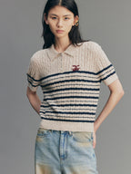 Striped Sporty Cherry T-shirt