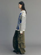 Bear-Print Knit Sweater