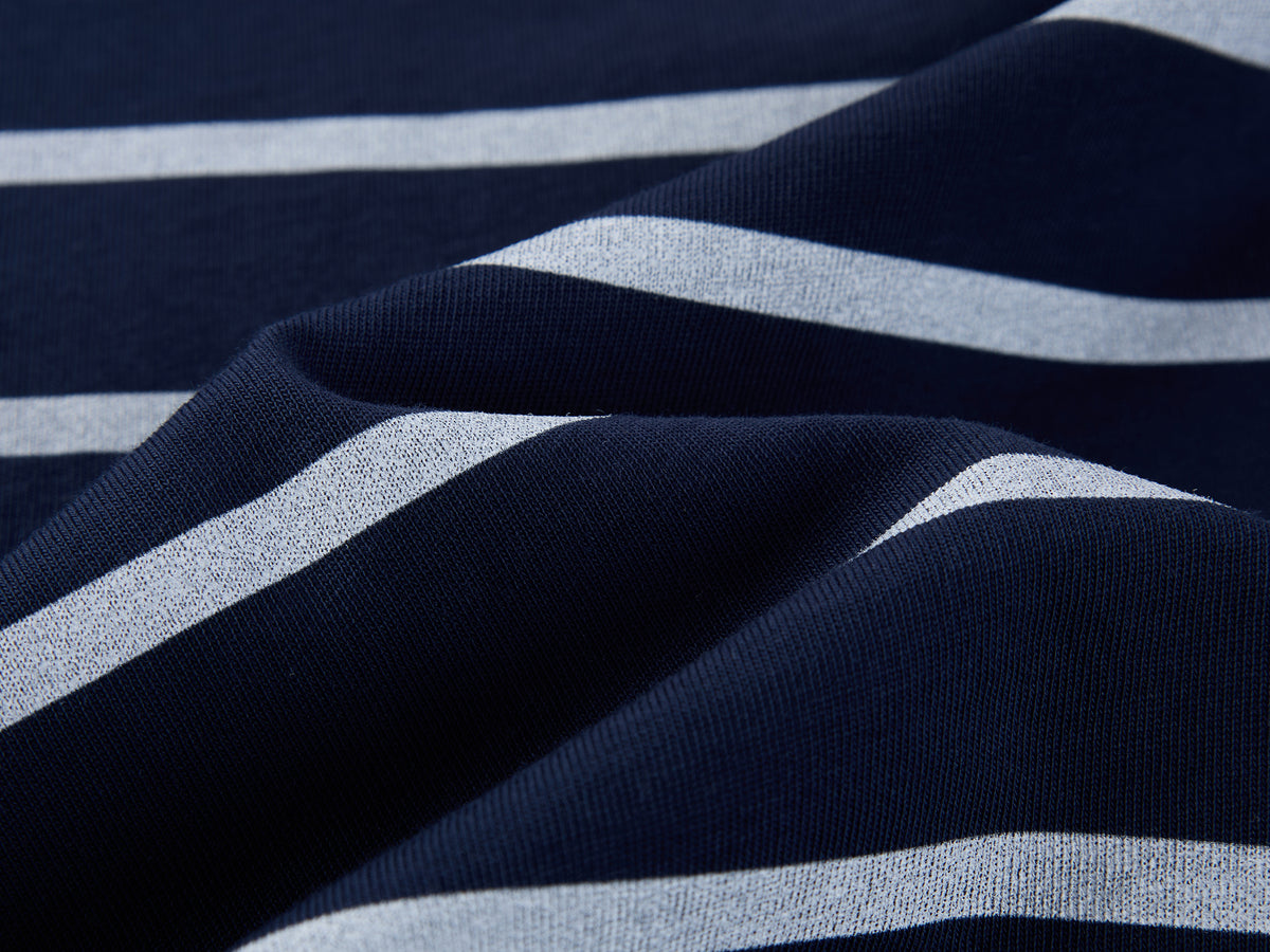 Striped Sailor Collar Sweatshirt