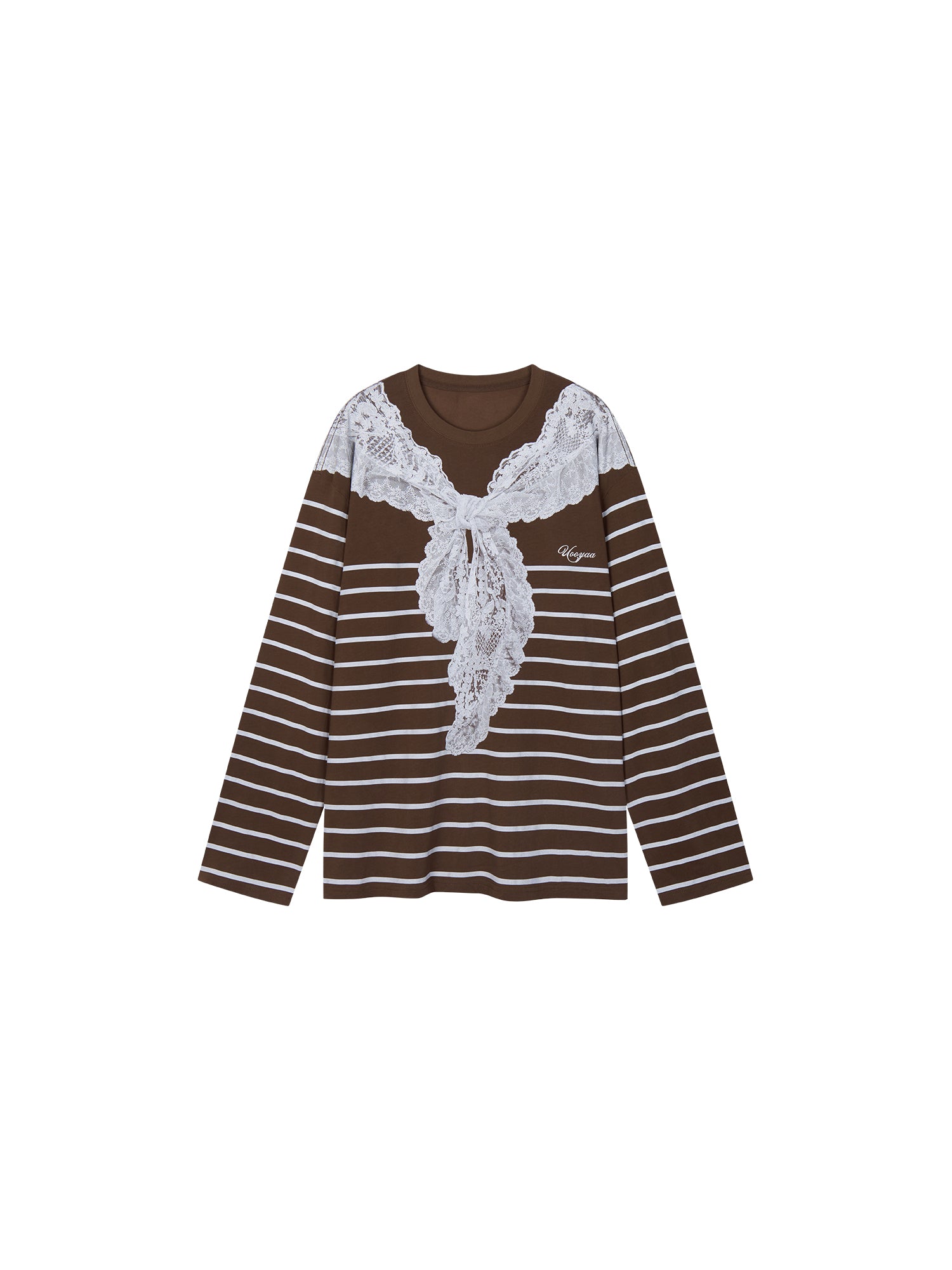 Striped Sailor Collar  Swearshirt