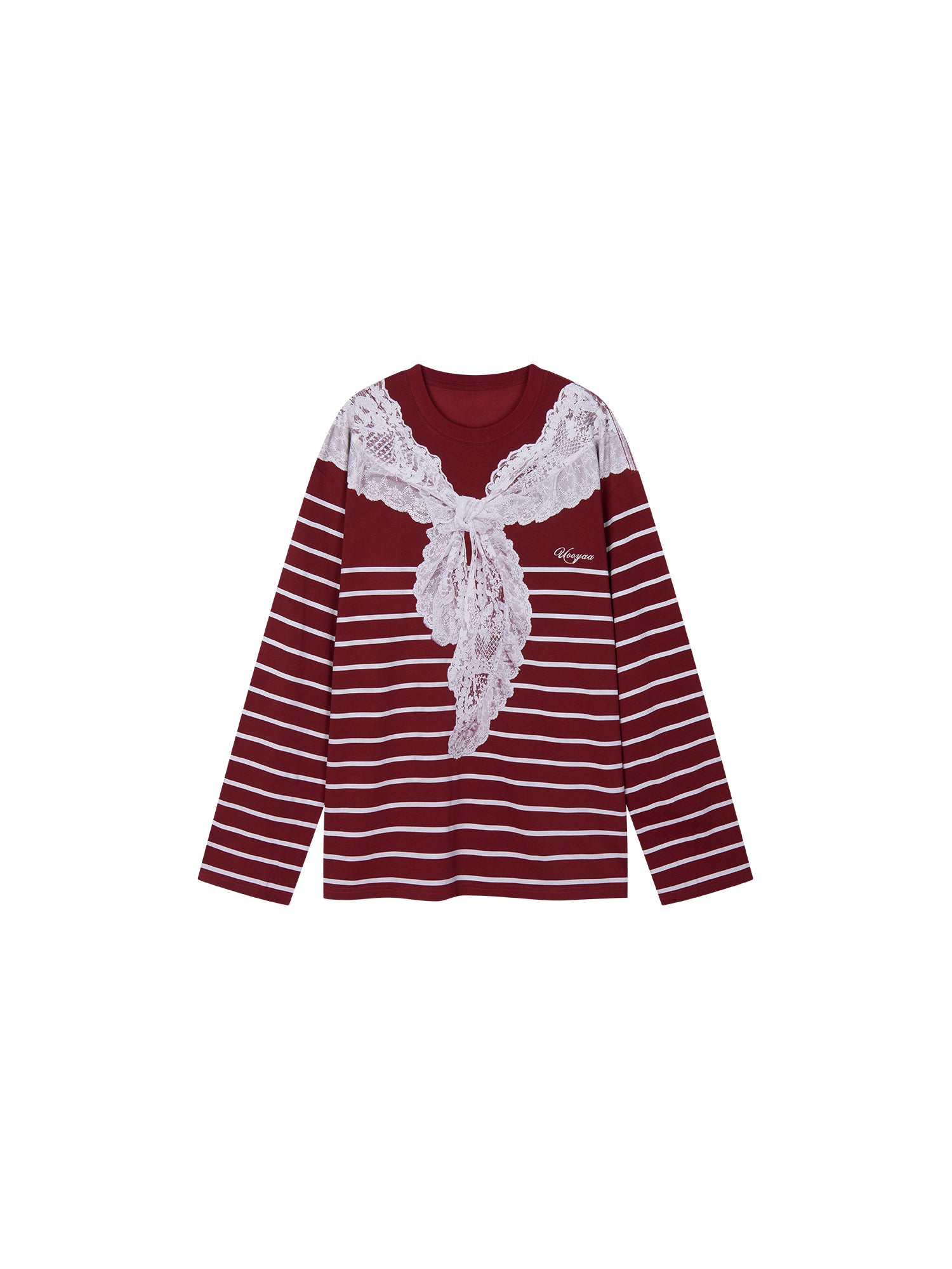 Striped Sailor Collar Sweatshirt