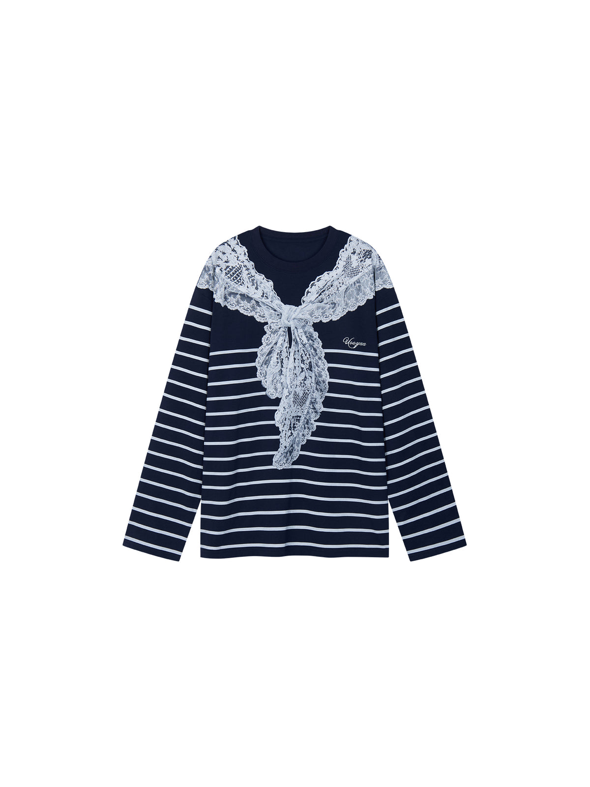 Striped Sailor Collar Sweatshirt