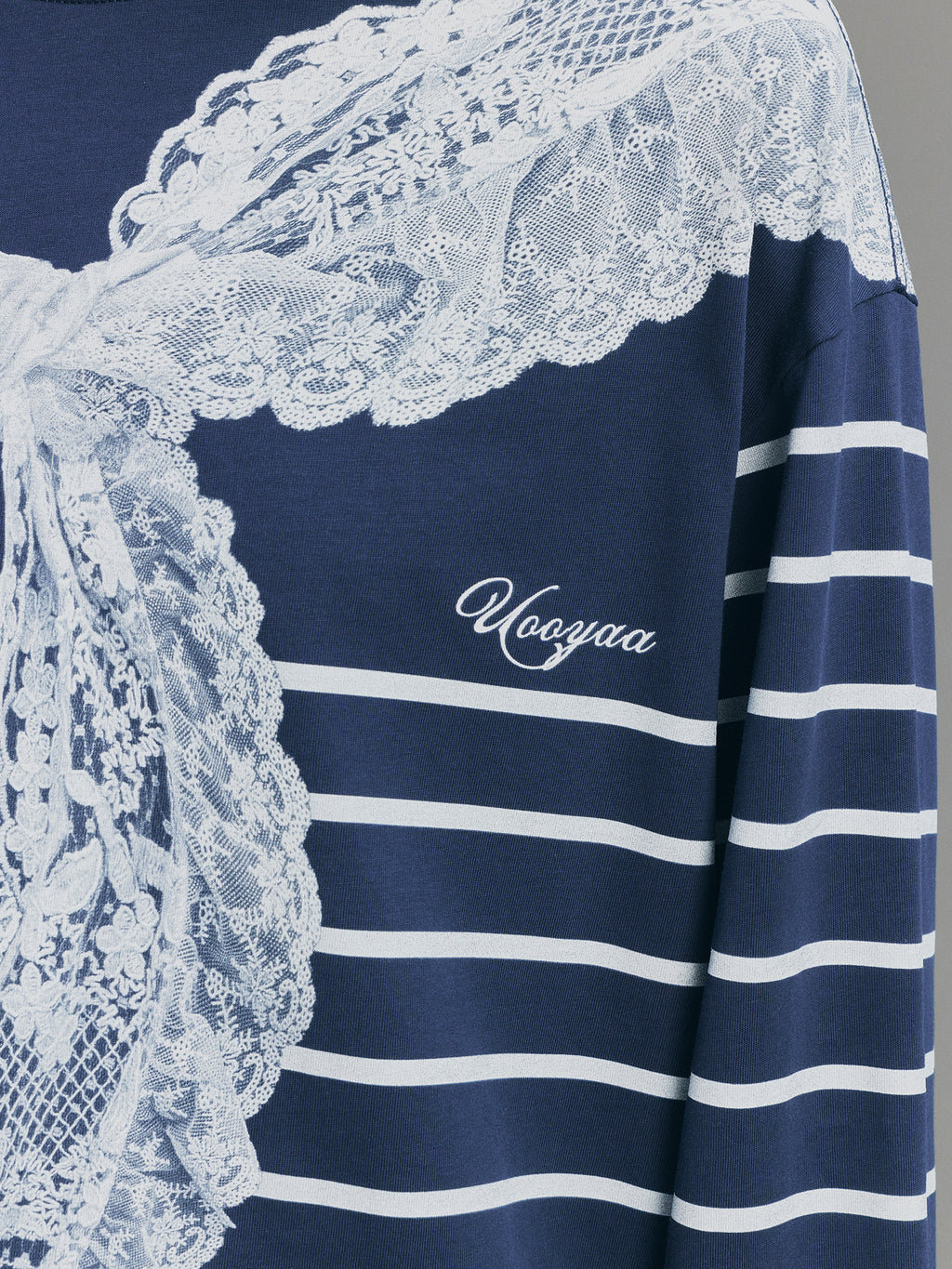 Striped Sailor Collar Sweatshirt