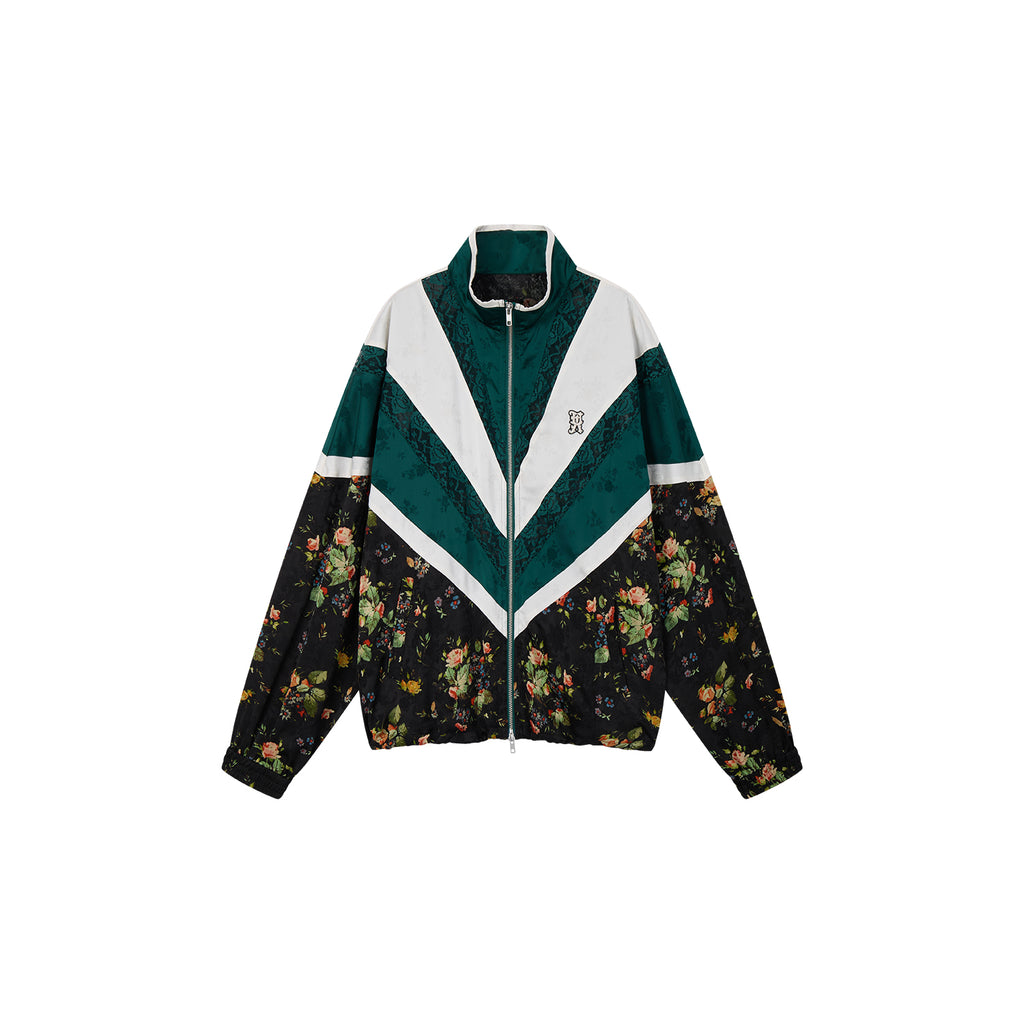 Jacquard Lace Mixed Sport Jacket
