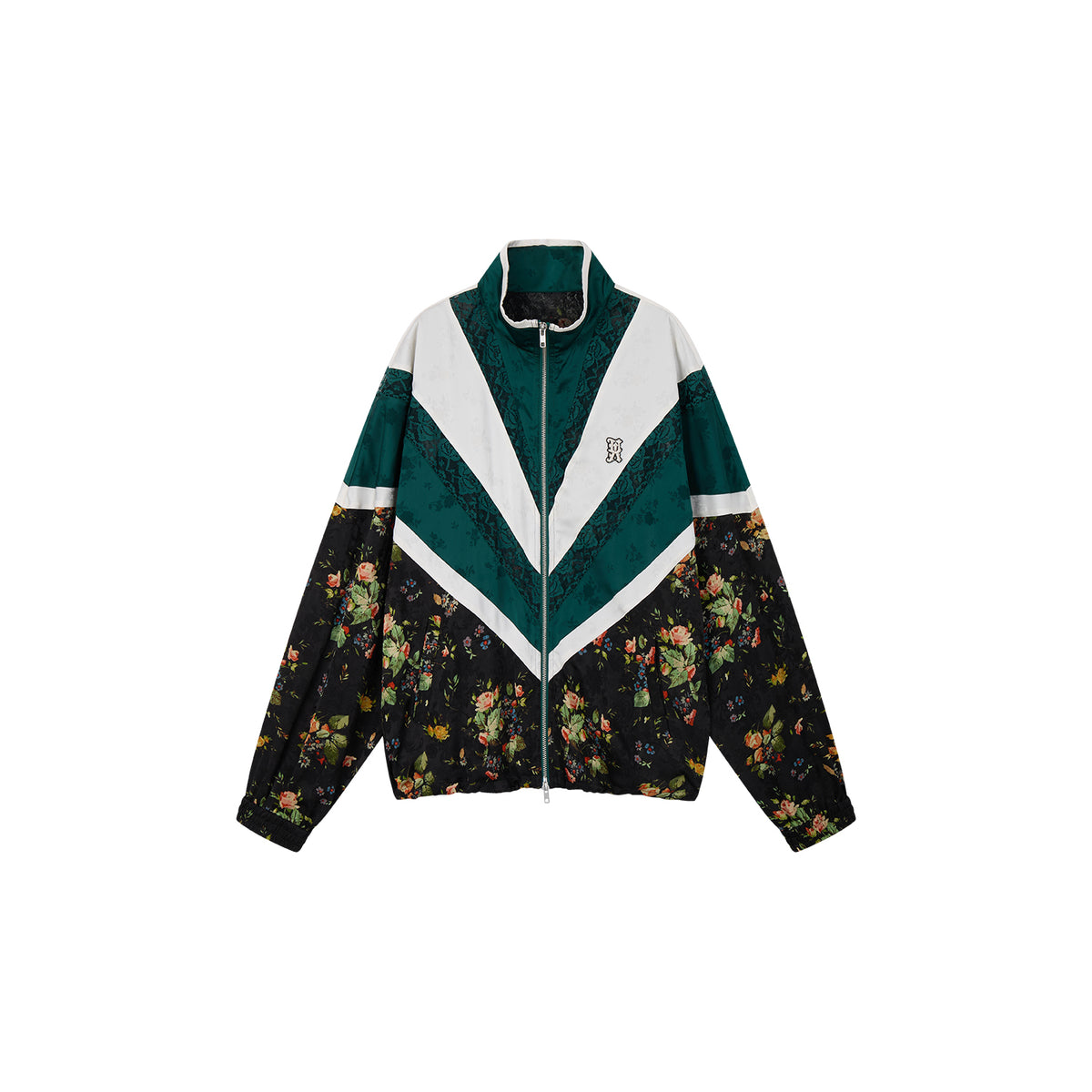 Jacquard Lace Mixed Sport Jacket