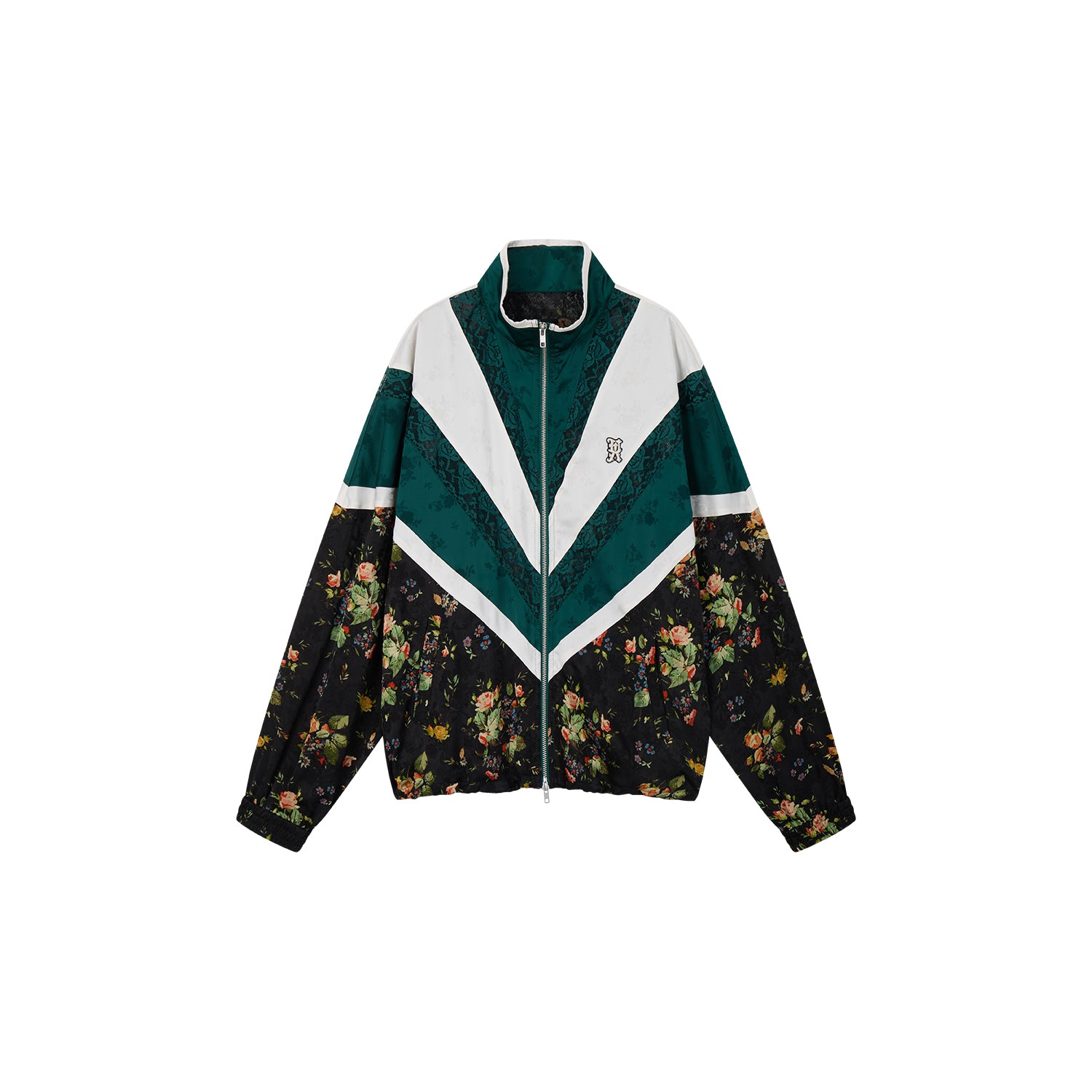 Jacquard Lace Mixed Sport Jacket