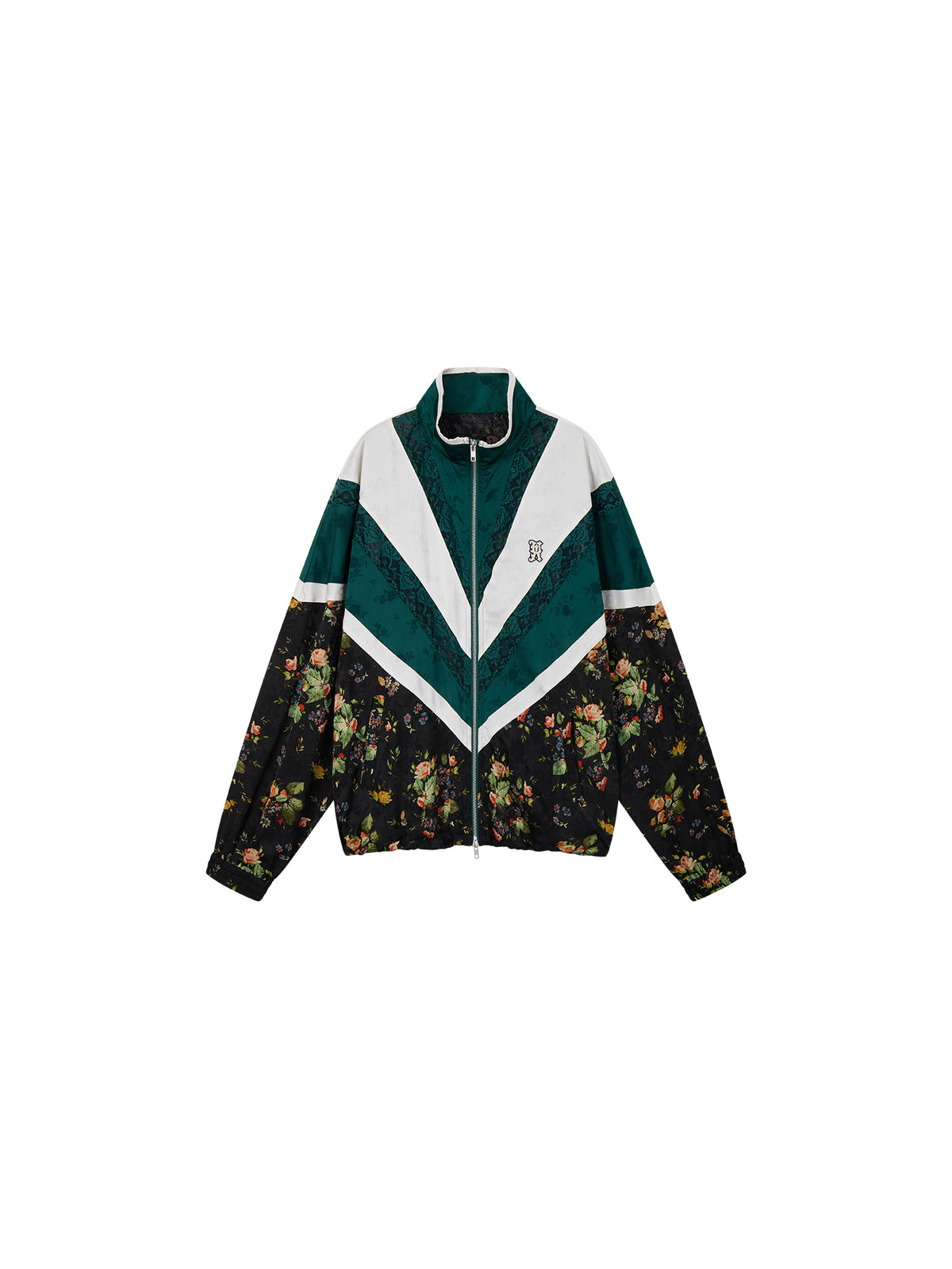 Jacquard Lace Mixed Sport Jacket