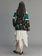 Jacquard Lace Mixed Sport Jacket
