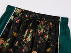 Jacquard Lace Mixed Sport Pants