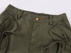 3D Bow Tie Multi-Pocket Cargo Pants