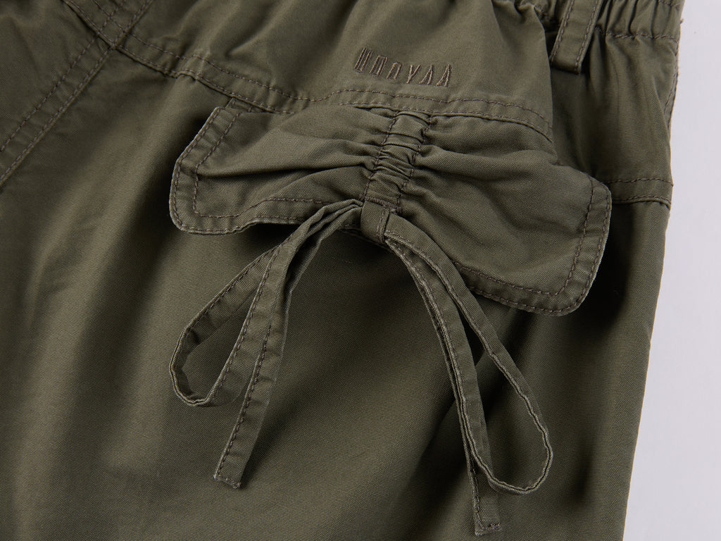 3D Bow Tie Multi-Pocket Cargo Pants