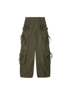 3D Bow Tie Multi-Pocket Cargo Pants