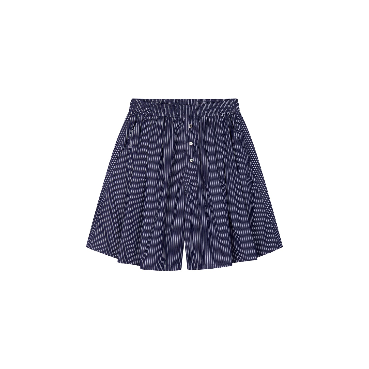 Relaxed Striped Aloha Shorts