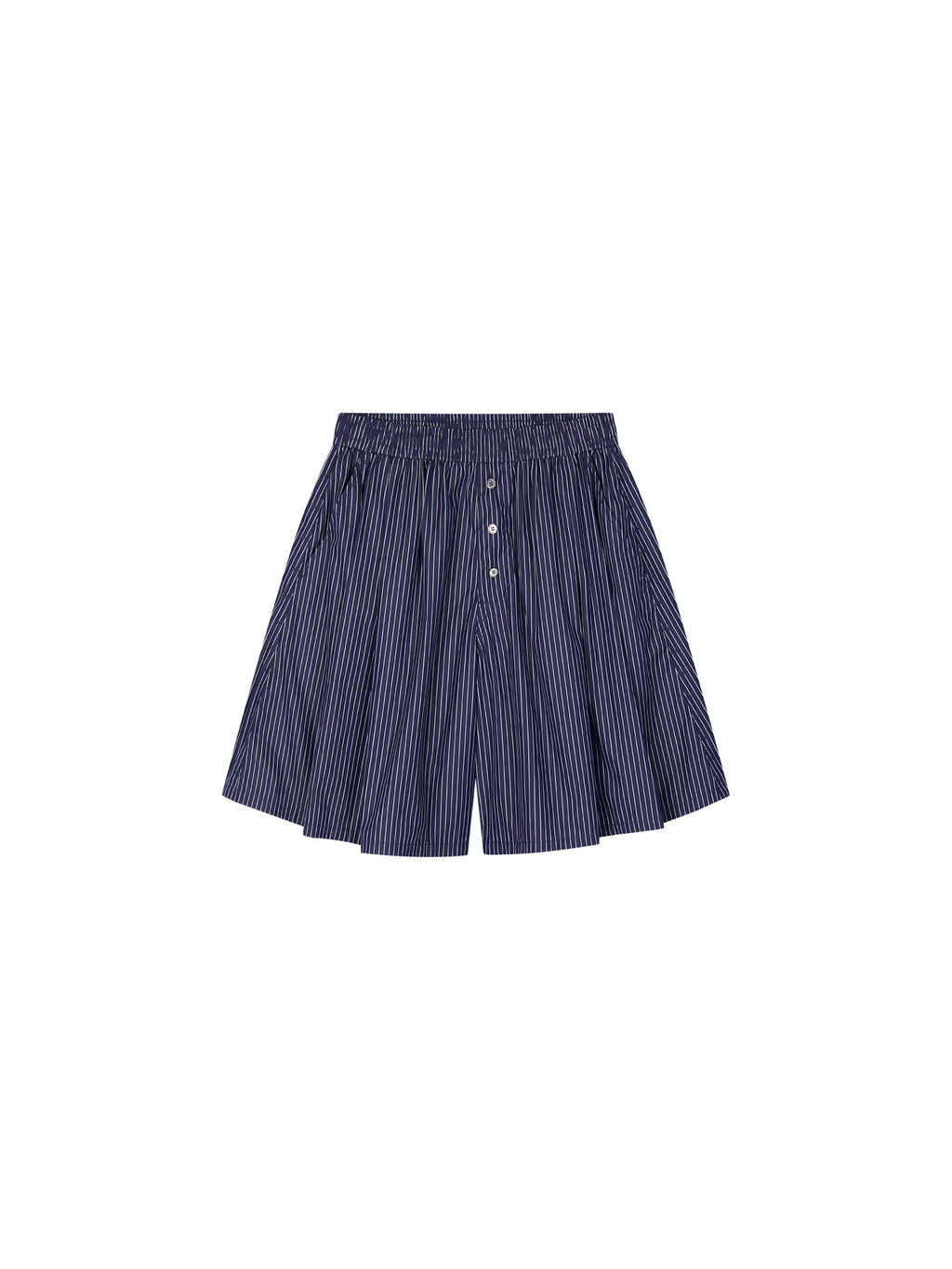 Relaxed Striped Aloha Shorts
