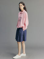 Relaxed Striped Aloha Shorts