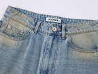 Sporty Cherry Vintage Straight-Leg Jeans