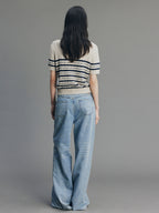 Sporty Cherry Vintage Straight-Leg Jeans