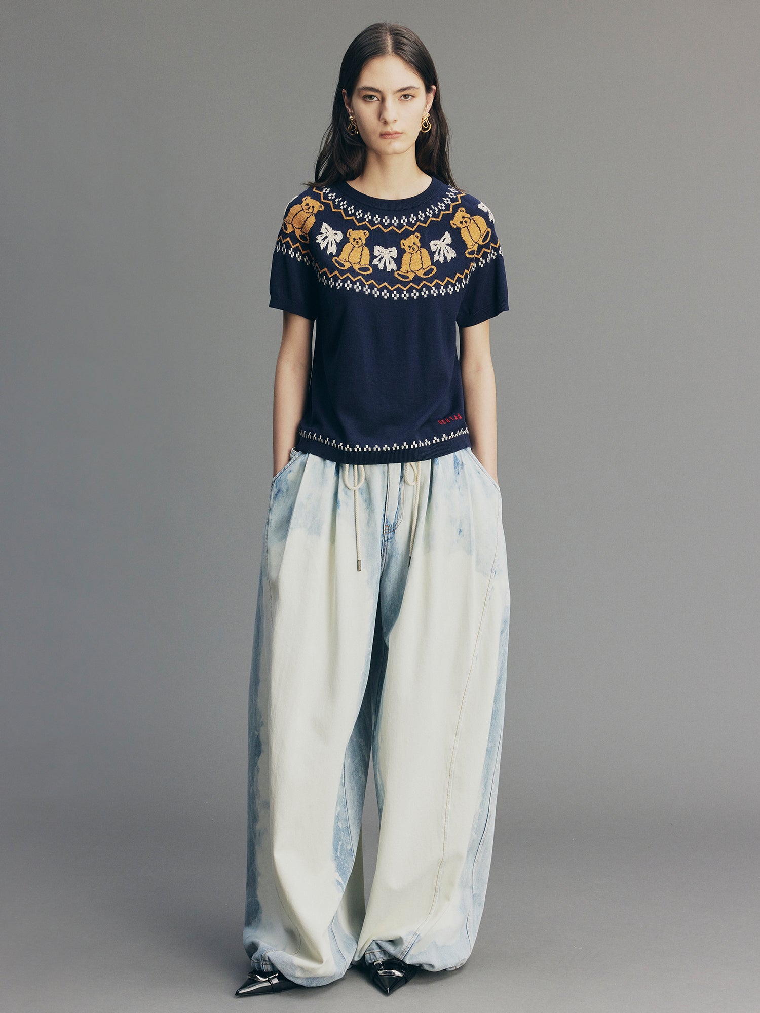 Color Paint Spot Jeans