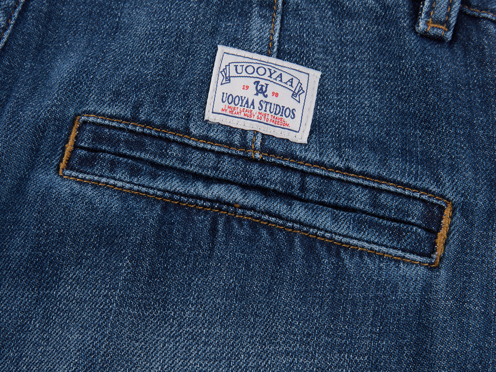 3D Bow Tie Denim Cargo Jeans