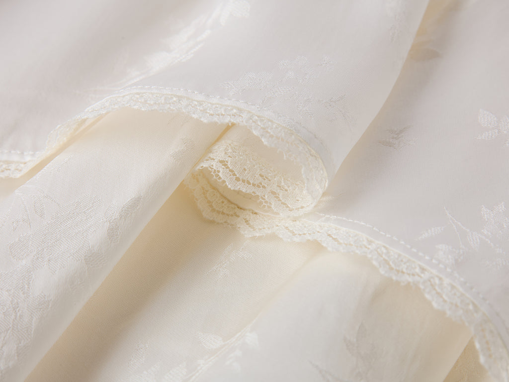 Satin Mixed Asymmetric Skirt