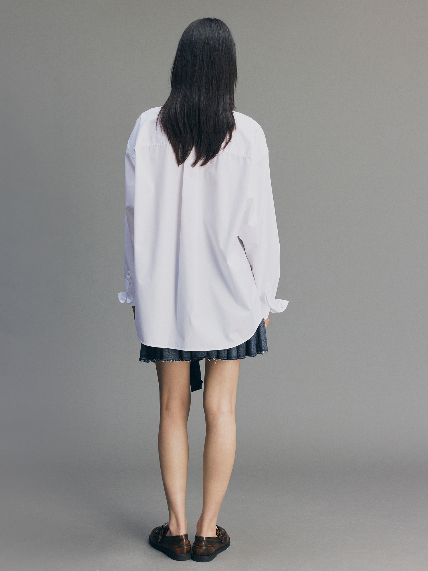Rose Lipstick Print Poplin Shirt