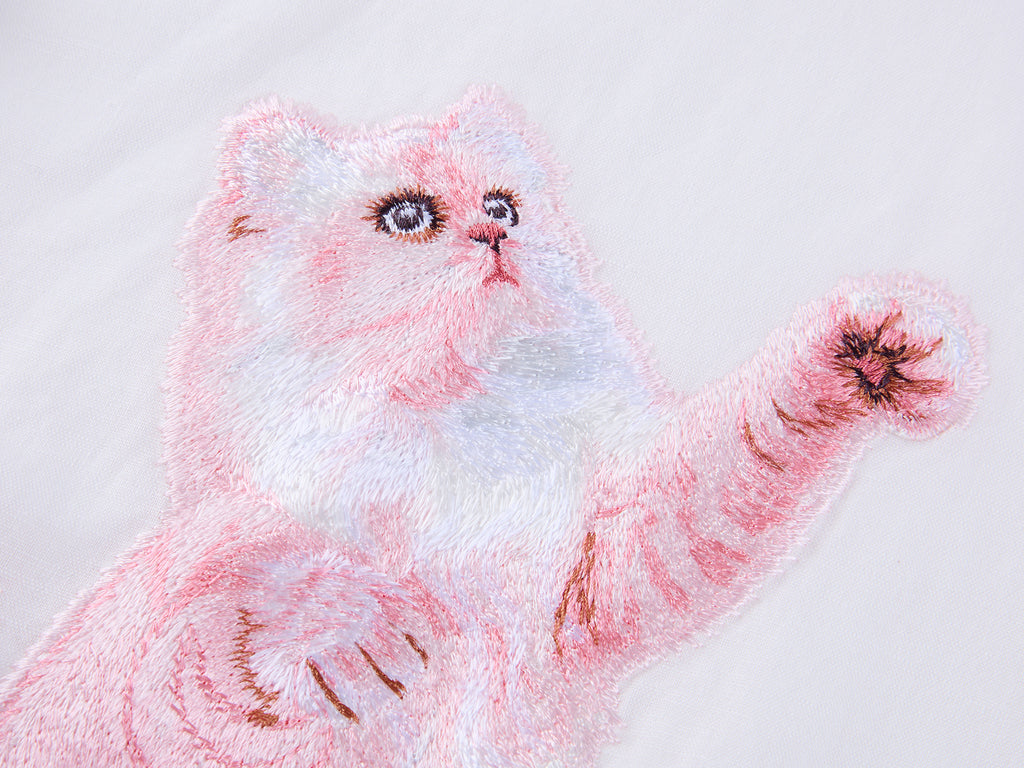 Fantasy Cat Embroidered Shirt