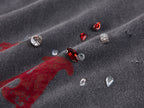 Rock Print Rhinestone T-shirt
