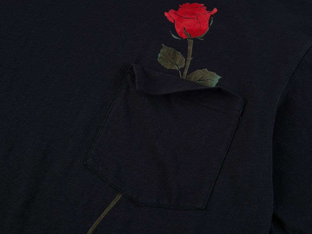Playful True Flower Lace Distressed Sweatshirt