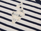 True Flower Lace Distressed T-shirt