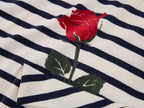 True Flower Lace Distressed T-shirt
