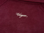 Vintage Embroidered Distressed Sweatshirt Jacket