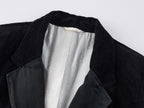 Distressed Aquatic Tuxedo Blazer