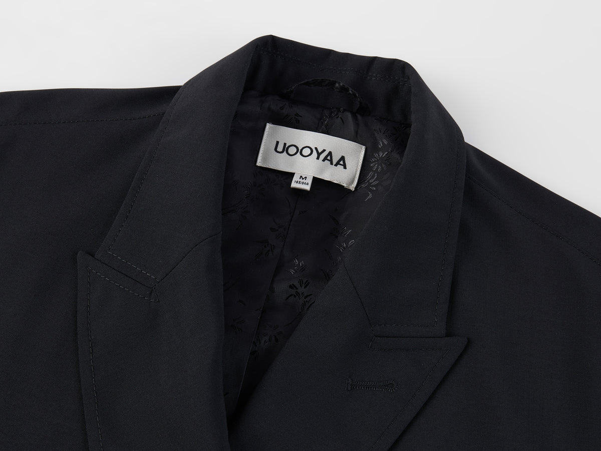 Bambi Embroidered Double-Breasted Blazer
