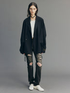 Bambi Embroidered Double-Breasted Blazer