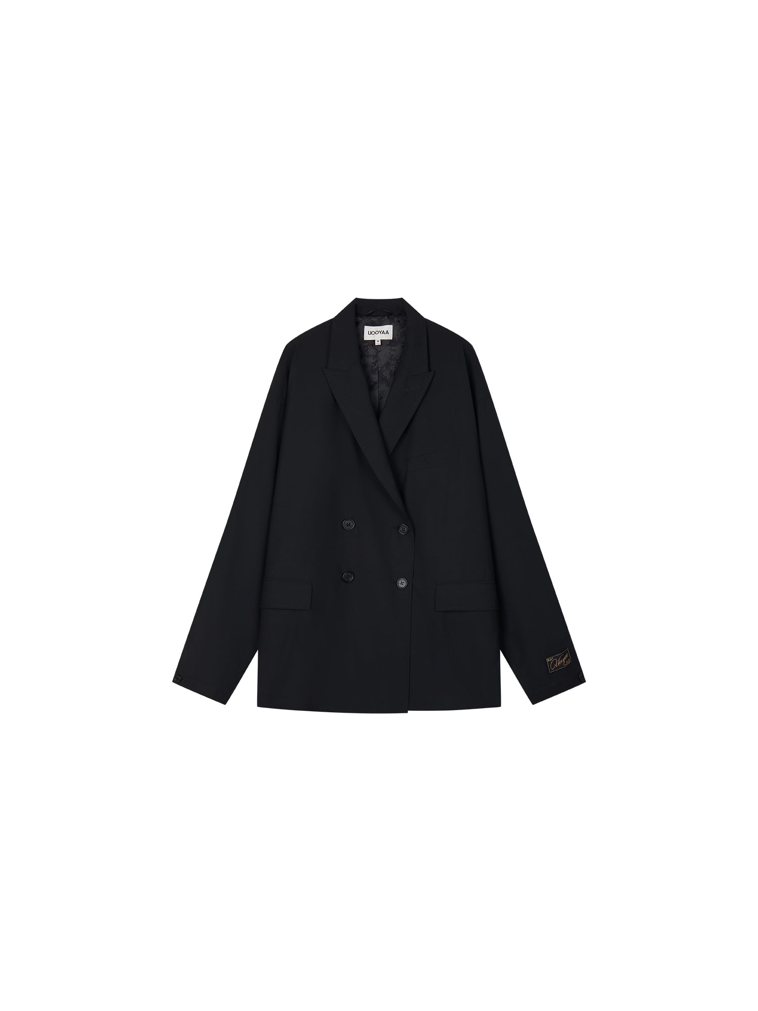 Bambi Embroidered Double-Breasted Blazer