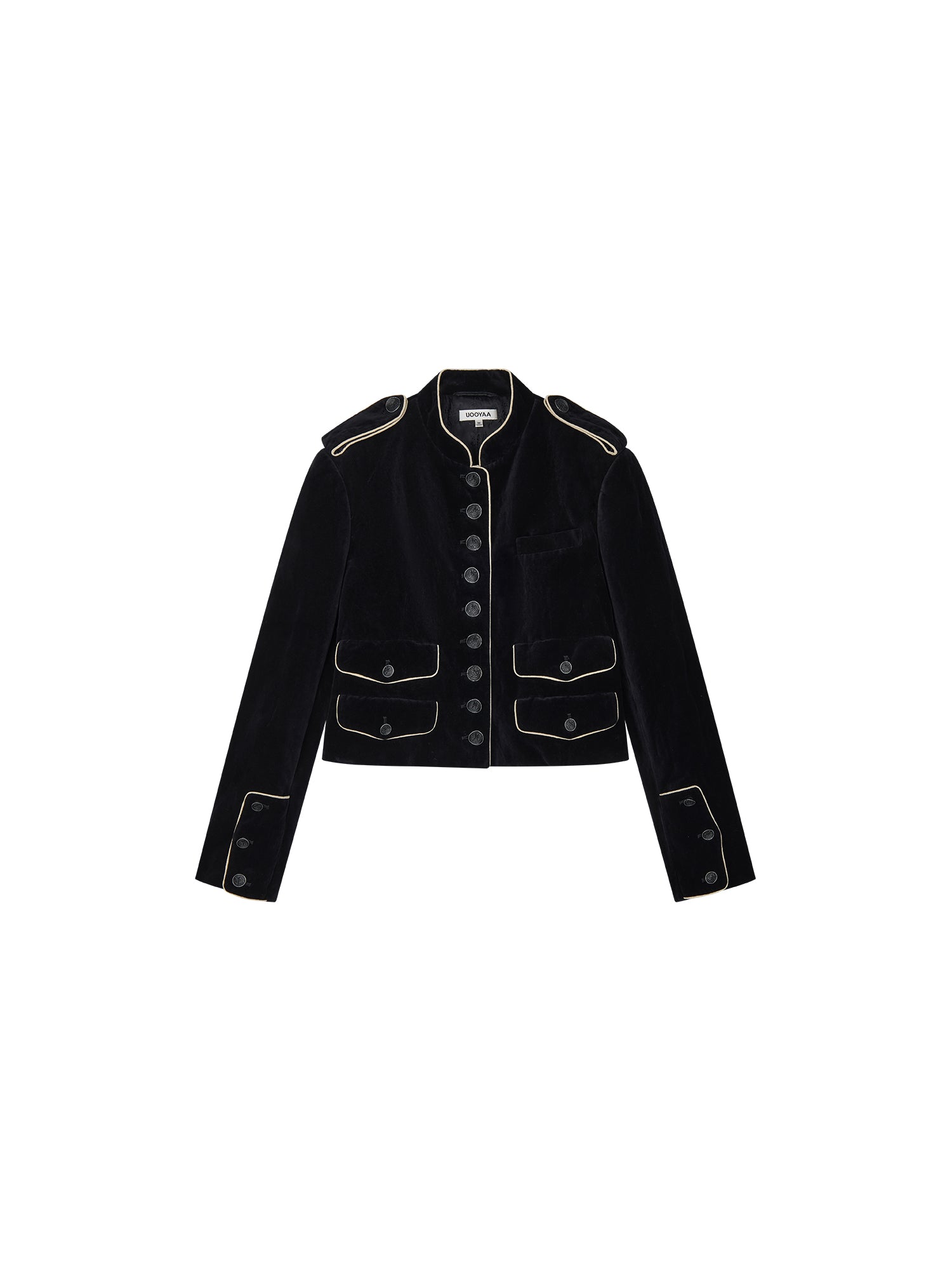 Contrast Napoleon Military Jacket