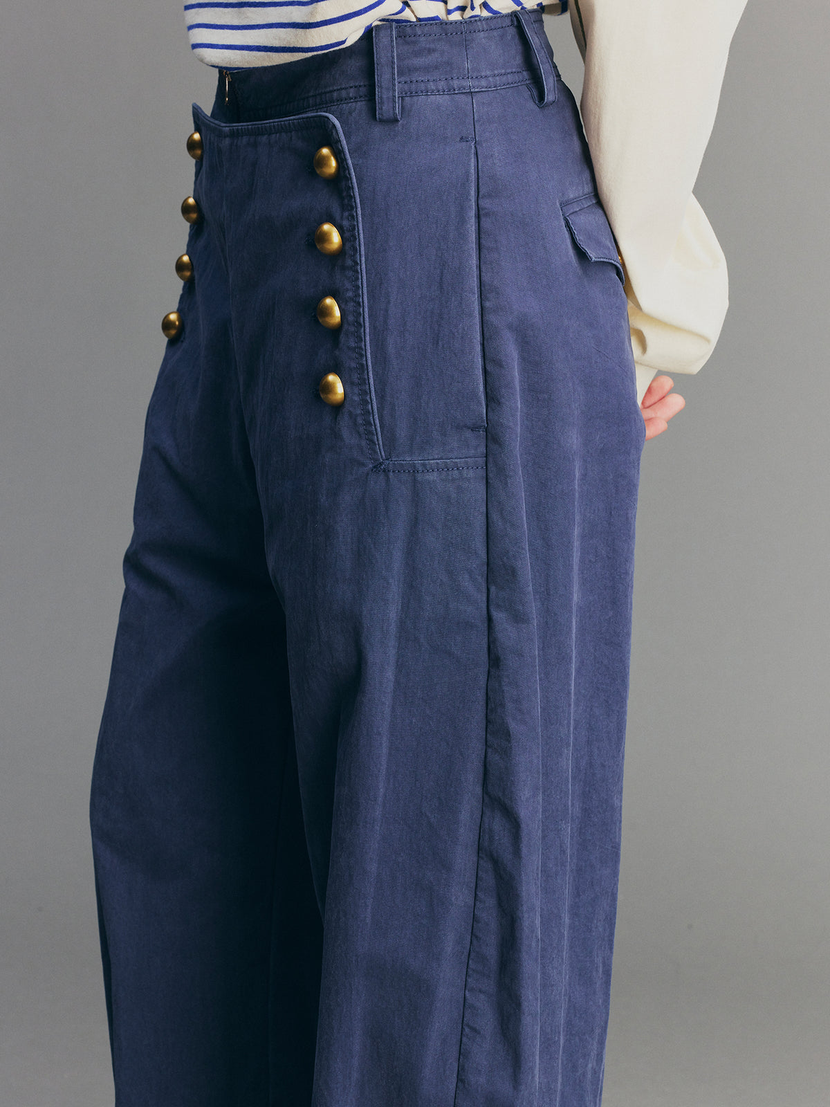 Vintage Romantic Military Pants