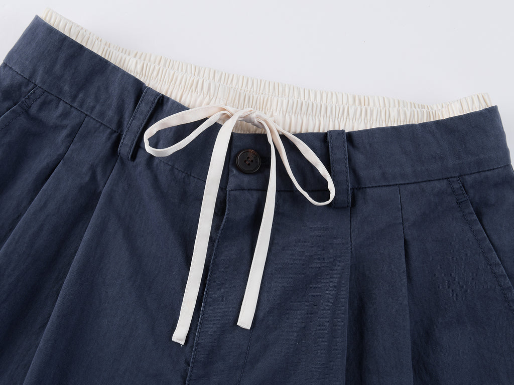 Faux Layer Cherry Shorts