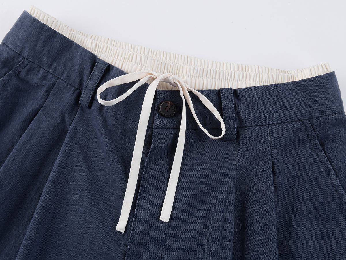 Faux Layer Cherry Shorts