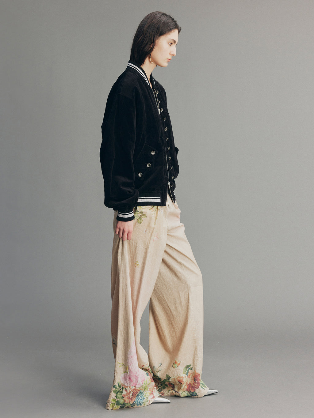 Fantasy Cat Print Straight Pants
