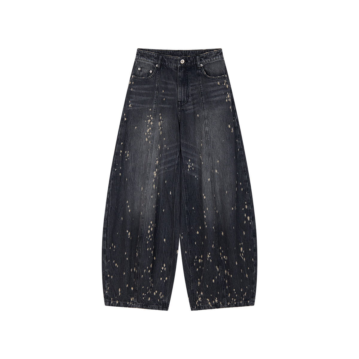 Rock Distressed Balloon Jeans