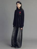 Rock Distressed Balloon Jeans