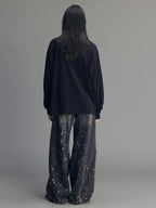 Rock Distressed Balloon Jeans