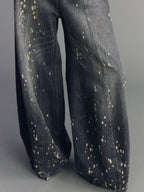Rock Distressed Balloon Jeans