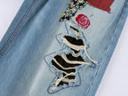 Vintage Patchwork Remake Jeans